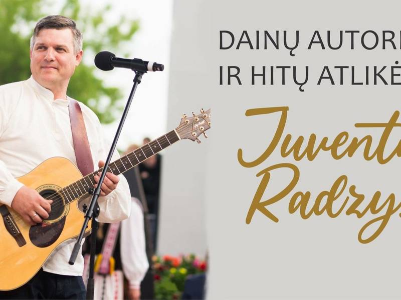 Performer JUVENTAS RADZYS. Music Club - Tavern Juone Pastuoge