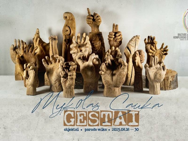 Mykolo Saukos objektų paroda GESTAI