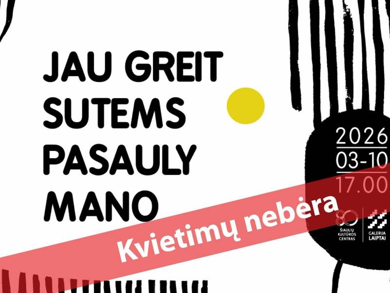  Justino Marcinkevičiaus ir Jono Strielkūno poezijos vakaras „Jau greit sutems pasauly mano“ 