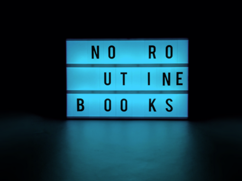 Leidybinės platformos „NoRoutine Books“ knygų paroda