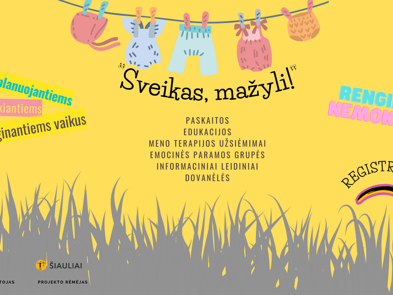 Mokymų ciklas šeimai "Sveikas, mažyli!"