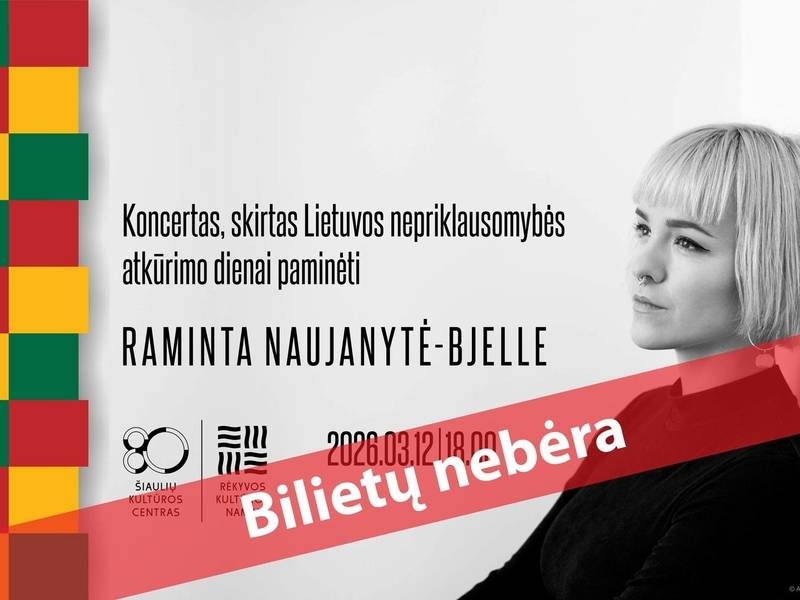  Ramintos Naujanytės-Bjelle koncertas 