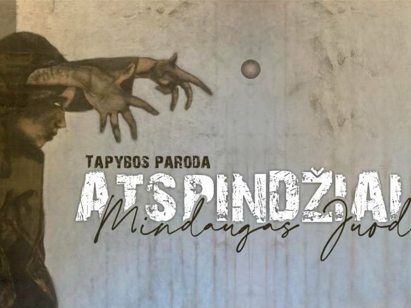  Mindaugo Juodžio tapybos parodos „Atspindžiai“ atidarymas 