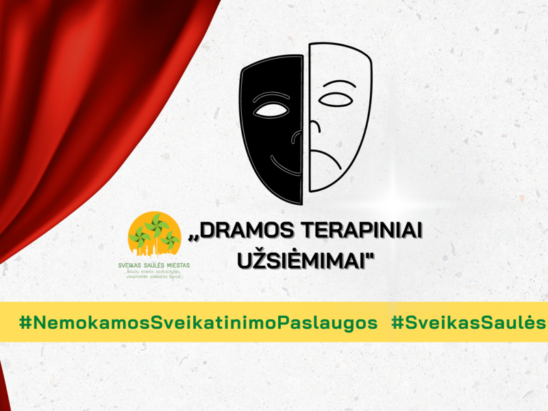 DRAMOS TERAPIJOS UŽSIĖMIMAS