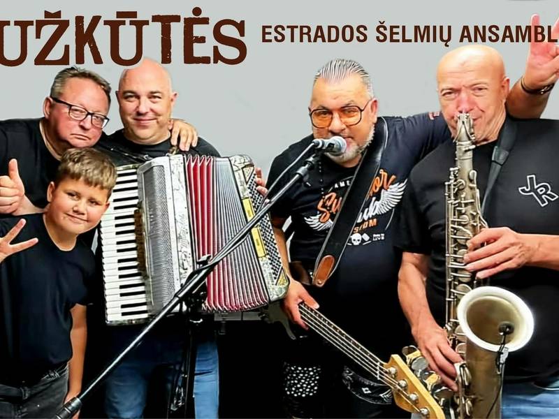 Groja grupė UŽKŪTĖS. Smuklė JUONĖ PASTUOGĖ kiemas