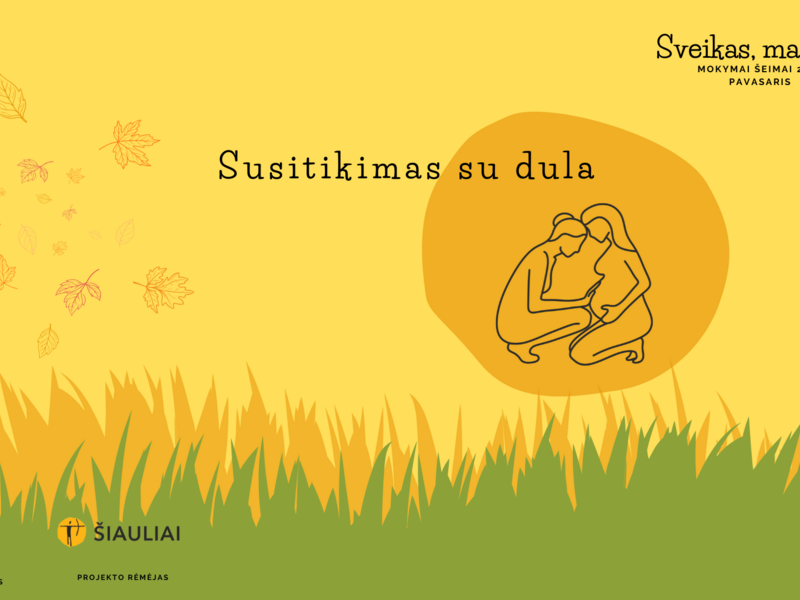 Išankstinė registracija į "Pažintinį susitikimą su dula"