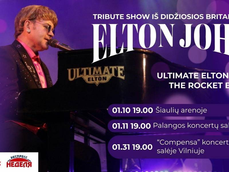 ELTON JOHN TRIBUTE SHOW „ULTIMATE ELTON”