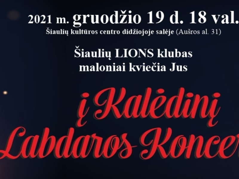 Christmas charity concert