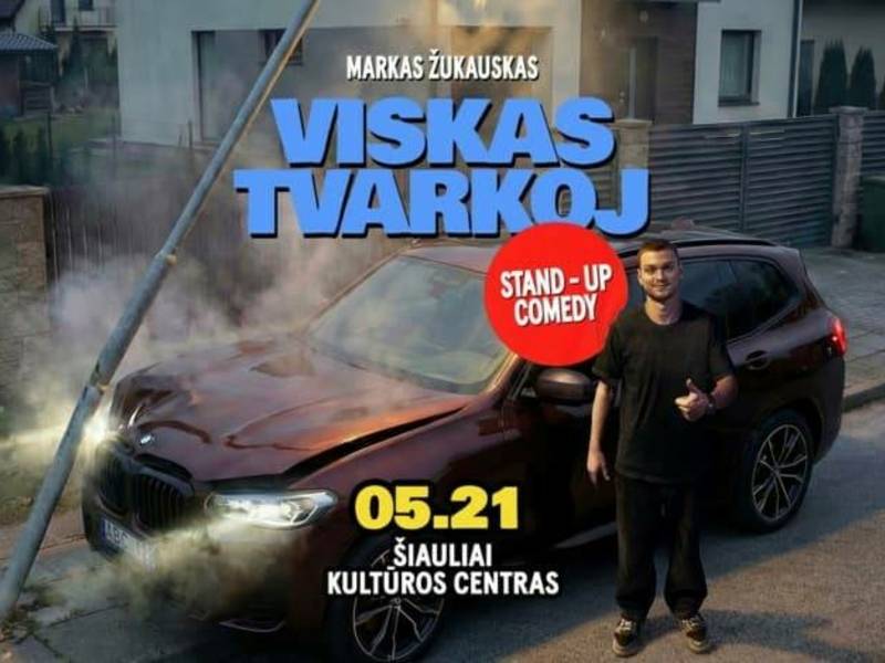  Marko Žukausko „stand up“ pasirodymas „Viskas tvarkoj“ 