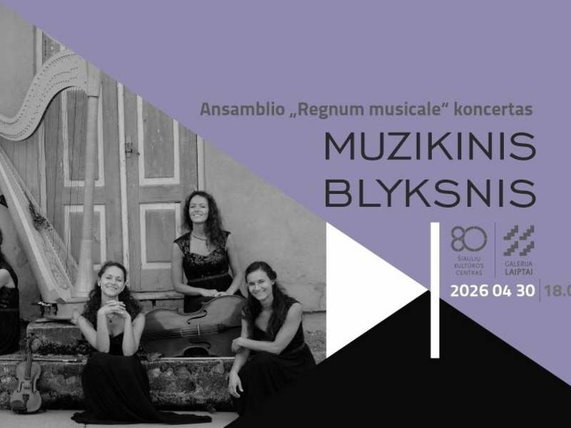  Ansamblio „Regnum musicale“ koncertas „Muzikinis blyksnis“ 