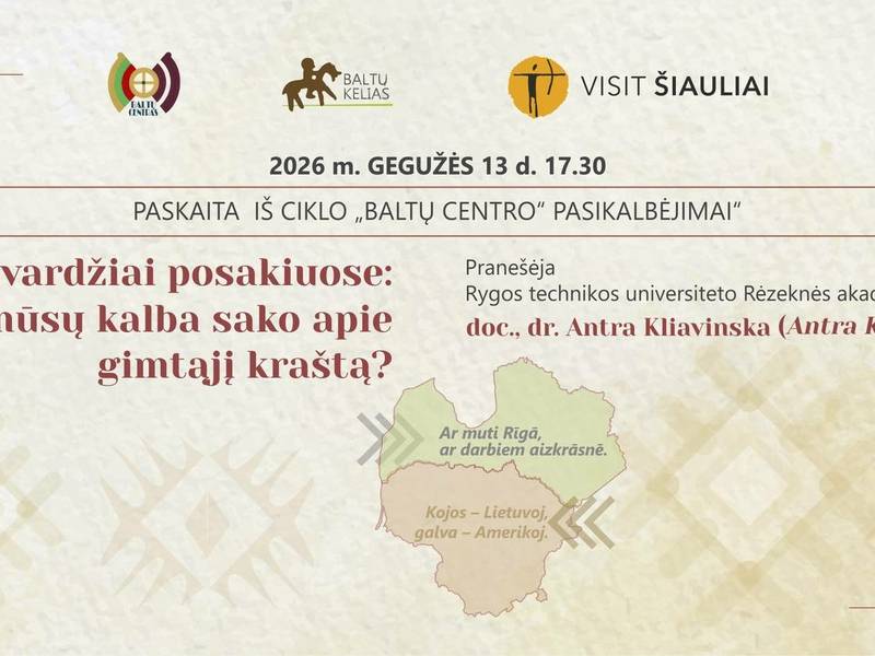 VIETOVARDŽIAI POSAKIUOSE: KĄ MŪSŲ KALBA SAKO APIE GIMTĄJĮ KRAŠTĄ?