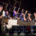  Jurbarko kultūros centro Skirsnemunės skyriaus teatro „Pakeleivis“ komedija pagal Keturakį „Amerika pirtyje“