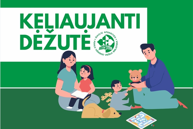 Keliaujančios kūrybos ir laisvalaikio dėžutės šeimoms