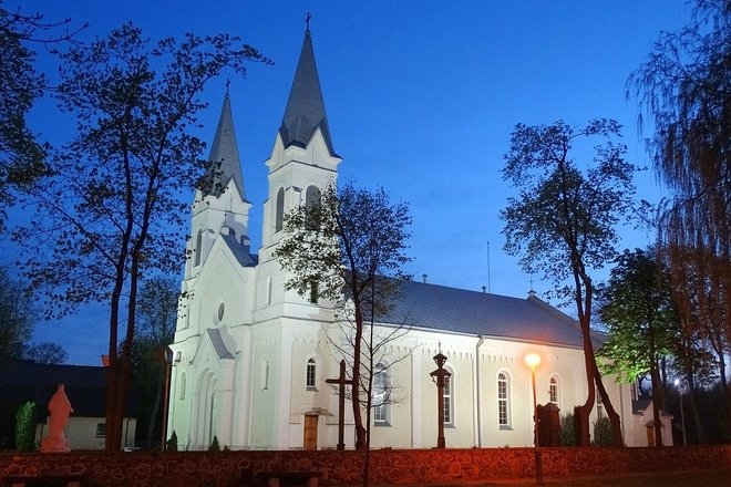 Pakruojis ST. Église baptiste JOHN